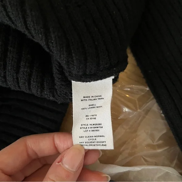 Helmut Lang Wool Ribbed Sweater - Picture 4 of 5